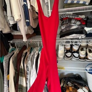 Elegant Red Jumpsuit